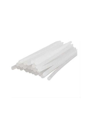 Nettenevime Sıcak Silikon Çubuğu 1 KG 11 MM-30 CM Mum Silikon Kalın Uç Şeffaf
