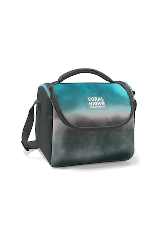 Coral High Turkuaz Gri Batik Isı Yalıtımlı Beslenme Çantası - Erkek Çocuk