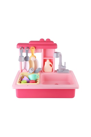 Pilli Interaktif Lavabo Seti  Pembe