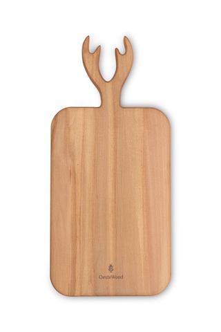 Yekpare Masif Ahşap Sunum Tahtası Kesme Tahtası Kayın Medium 14