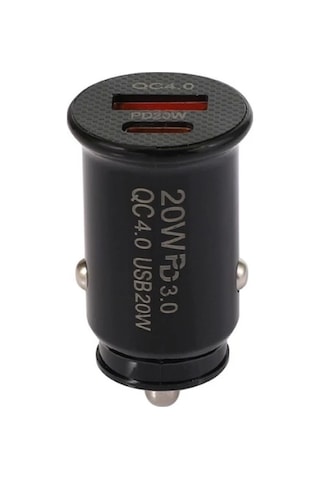 Ally 20w Usb Ve Type-c Çıkışlı Araç İçi Çakmaklık Hızlı Şarj Başlığı