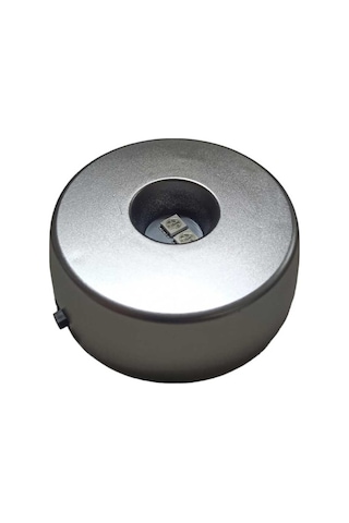 Büro Ev Ofis Hediyesi İçin Tekli 6cm Satürn Plastik Altlıklı Işıklı Cam Küre Sarı Işık 54303040