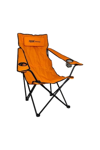 Rox Camping Katlanır Kamp Sandalyesi -turuncu Turuncu