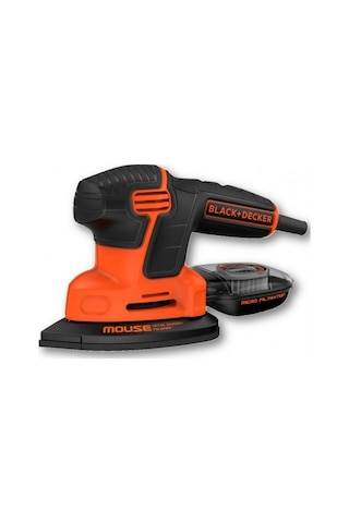 Black+Decker KA2000-QS 120 W Mouse Çok Amaçlı Zımpara 3x Mesh Zımpara