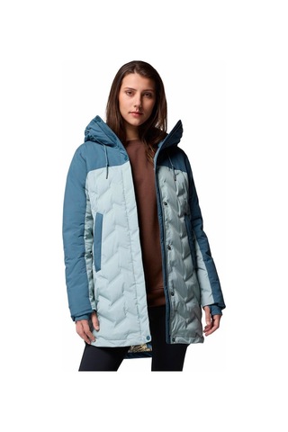 Columbia Mountain Croo Iıı Mid Down Kadın Kaz Tüyü Mont-8664 Mavi