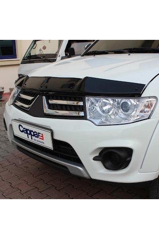 Cappafe Mitsubishi L200 Ön Kaput Koruma Rüzgarlık 4Mm Abs 07-1