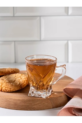 Purecrystal 6'lı Çay Ve Kahve Fincan Seti 420127386 Beyaz