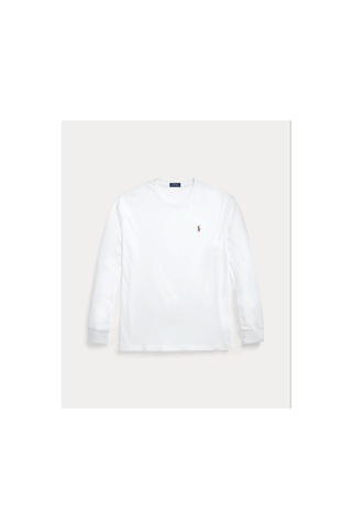 Polo Ralph Lauren Özel Tasarım Regular Kesim Yumuşak Pamuklu Sweatshirt Beyaz