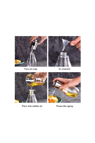 Paslanmaz Çelik Başlıklı Cam Spray Yağdanlık Arbltgs6998n4uzqxpa Çok Renkli