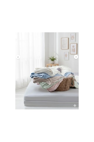 Fitted Penye Çarşaf 100 200+30 Cm Krem
