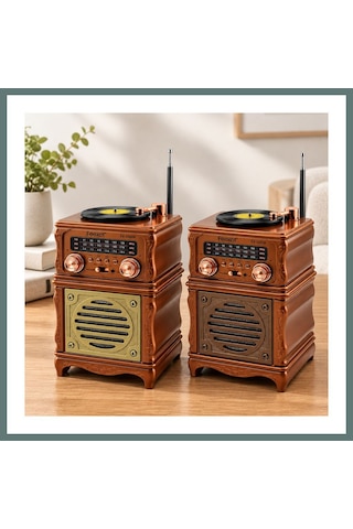 Ventra Retro Radyo Hoparlör Am Fm Sw Bluetooth Usb Type-c Şarjlı Ventra