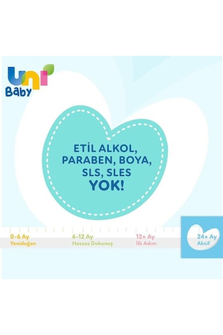 Uni Baby Islak Mendil Aktif Sensitive 3X52 Adet