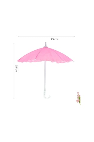 Dekoratif Süs Şemsiyesi. 25 CM - Pembe
