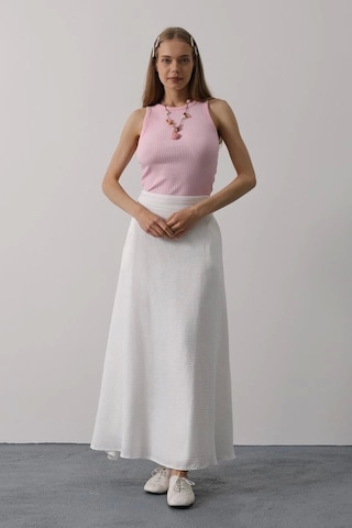 Keten Etek - Beyaz Beyaz