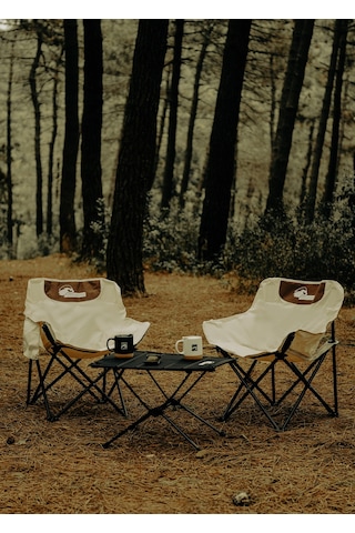 Urban Badger Nidavel Kanvas Katlanabilir Sandalye - Bej