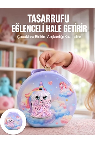 Hepsi Eğitici Şifreli Çocuk Para Kasası Dayanıklı Metal Najmaddin