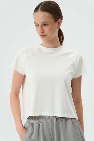 Buly Süprem Vatkalı T-shirt Ekru