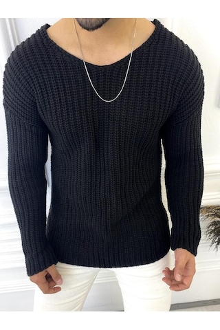 Elku Moda Elkumoda Kazak Oversize Triko Bol Kesim Salaş Kazak-2823