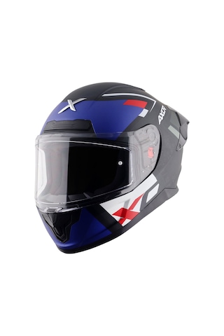 Axor Saber X Sports Kapalı Kask Mavi - Siyah