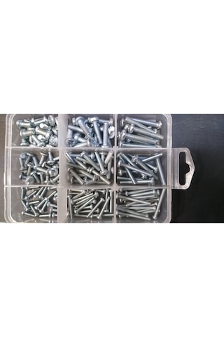 360 Parça Metrik Somunlu Pullu Vida Seti