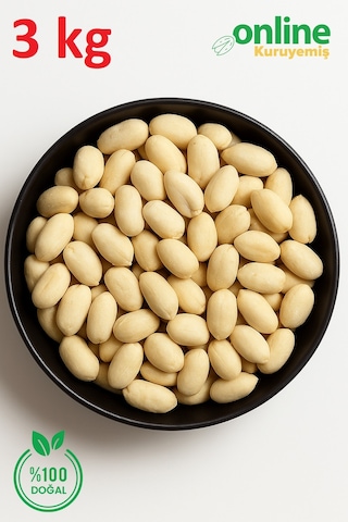 Fıstık İçi Çiğ Zarsız Beyaz Şak Fıstık 3 KG