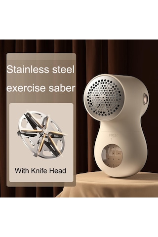 Sones Joyroom Jr-cy517 Usb Giysi Tüylenme Düzeltici Ev Tipi Saç Temizleme Makinesi, Stil: Bıçak Başlı Bej