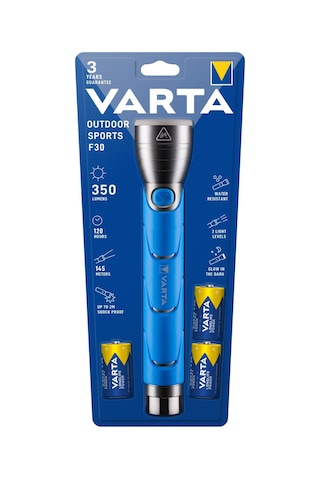 Varta Outdoor Sports F30 Led El Feneri Gri - Mavi