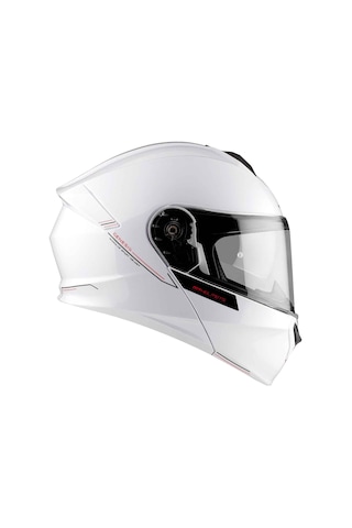 Mt Genesis Sv Solid A0 Çene Açılır Kask Beyaz