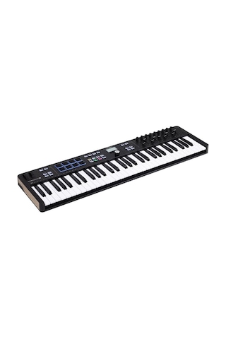 Keylab Essential 61 Mk3: Siyah 3.nesil Akıllı Mıdı Kontrolcü 61 Tuş