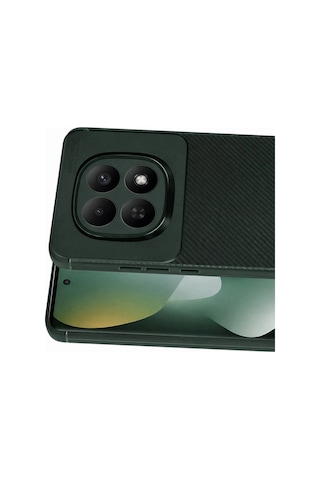 Redmi Note 15 Pro 4g Auto Focus Karbon Kapak - Koyu Yeşil