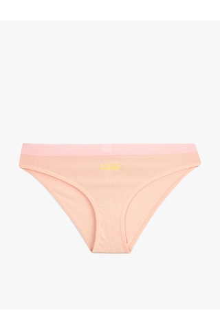 Koton Rahat Kalıp Pamuklu Baskılı Brief Külot Pembe 6slk30092mk Gül