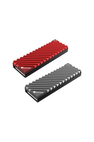 Reedark Qiaosibo M.2 Ssd Soğutucu - Kırmızı-gri Pasif Radyatör, Yüksek Dayanıklı Ve Kullanışlı