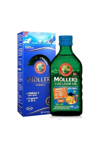 Möller's Tutti Frutti Omega 3 Balık Yağı 250 ML