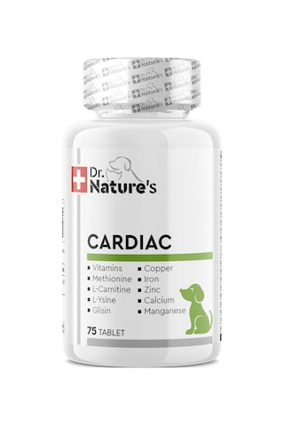Dr. Nature's Cardiac Kalp Yetmezliği Köpekler için Besin Takviyesi 75 Tablet