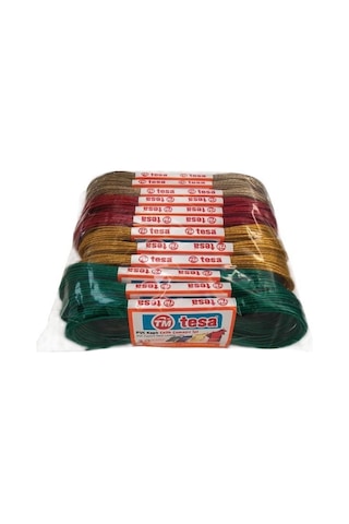 Temsan 12' Li Pvc Kaplama 10 Metre Çelik Çamaşır İpi Açık Gri