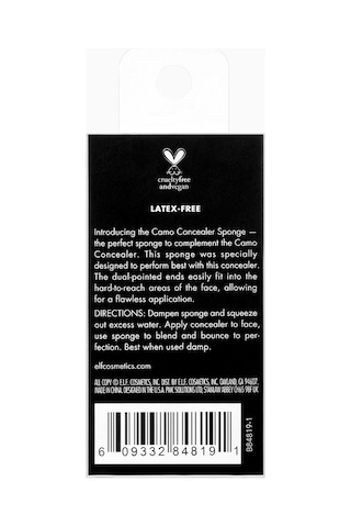 E.l.f. Camo Kapatıcı Sünger Çift Uçlu, Lateks Içermeyen, Vegan