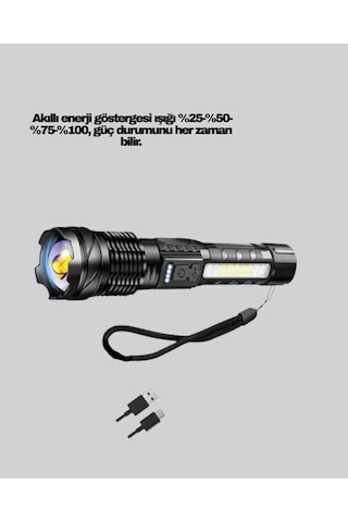 Outdoor Ve Acil Durum İçin Güçlü Led El Feneri