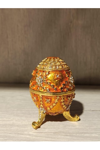Swarovski Taşlı Yumurta Mücevherlik / Dekoratif Biblo