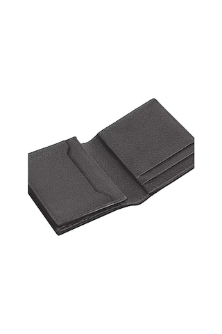 Mont Blanc Montblanc Grain Deri 4 Bölmeli Kartlık 223047 Gri
