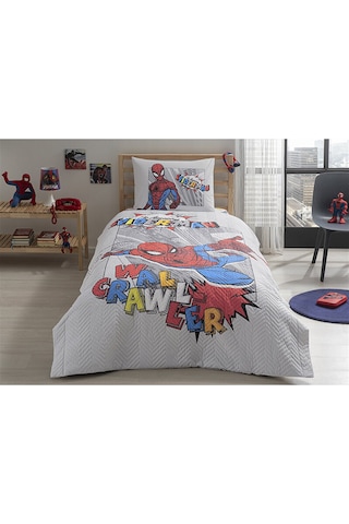 Özdilek Spiderman Wall Disney Kapitone Nevresim Takımı Lastikli Ç