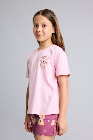 Defacto Kpop - Demon Hunters Relax Fıt 2li Pembe Pijama Takımı Kız Çocuk H8497a826smpn171 Pembe-pn171