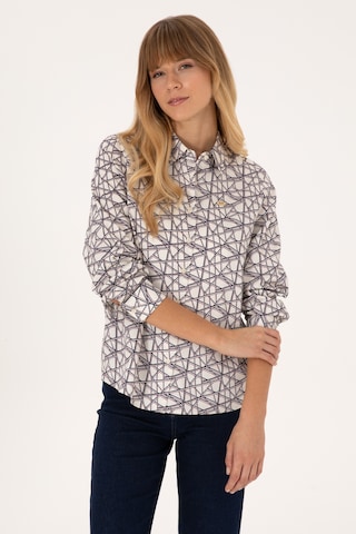 U.s. Polo Assn. Kadın Gömlek Desenli 50316376-vr256 İnci