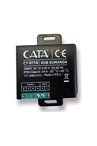 24 Amper Siyah Rgb Şerit Led Kumanda Adaptör Ct-9116