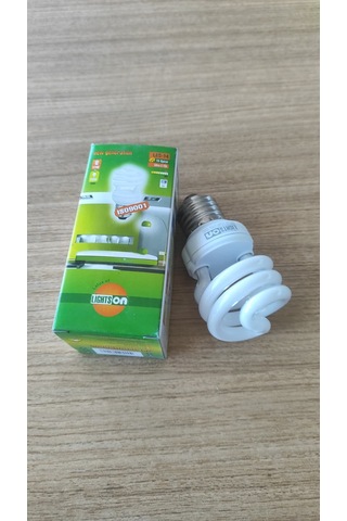 Lights On 11w E27 Spiral Tasarruflu Ampul - Beyaz Işık 75w Eşdeğer 720 Lumen Les-14