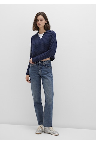 Mavi - New York Classic Denim Puslu Koyu Mavi Jean Pantolon 101441-88581 Koyu Mavi