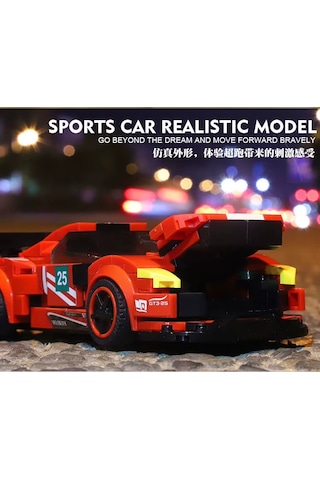 Teknik Ferrari 488 Gt3 Yapı Oyuncak Araba Ferrari Yapı Oyuncak Araba Yapı Blok Ferrari Oyuncak Araba