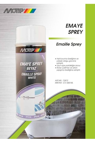Motip Emaye Beyaz Eşya Buzdolabı Boyama 400Ml - 401499860
