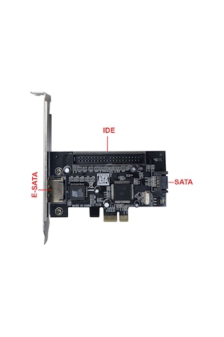 Pcı E To Ide,sata,esata Çevirici Kart Pcı Expres Ide Sata E Sata Kart