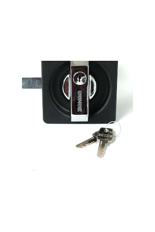 Dolap Kilidi Kare Krom Uzun Model