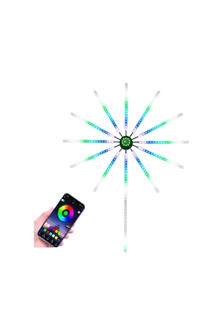 Modüler Rgb Led Duvar Işığı Hav.ai Fiş.ek Efektli Uzaktan Kumandalı Çok Renkli
